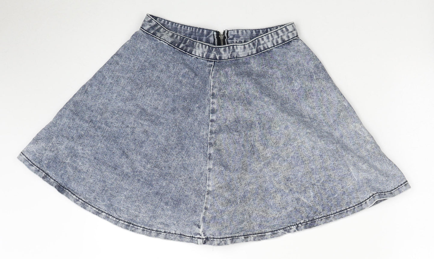 Womens UK Size 8 Topshop Mini Denim Skirt