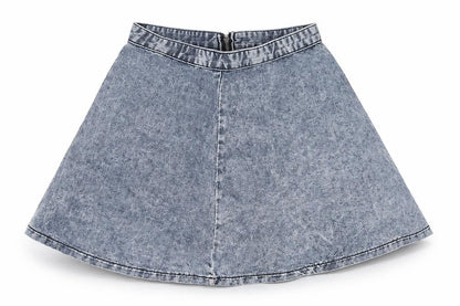 Womens UK Size 8 Topshop Mini Denim Skirt