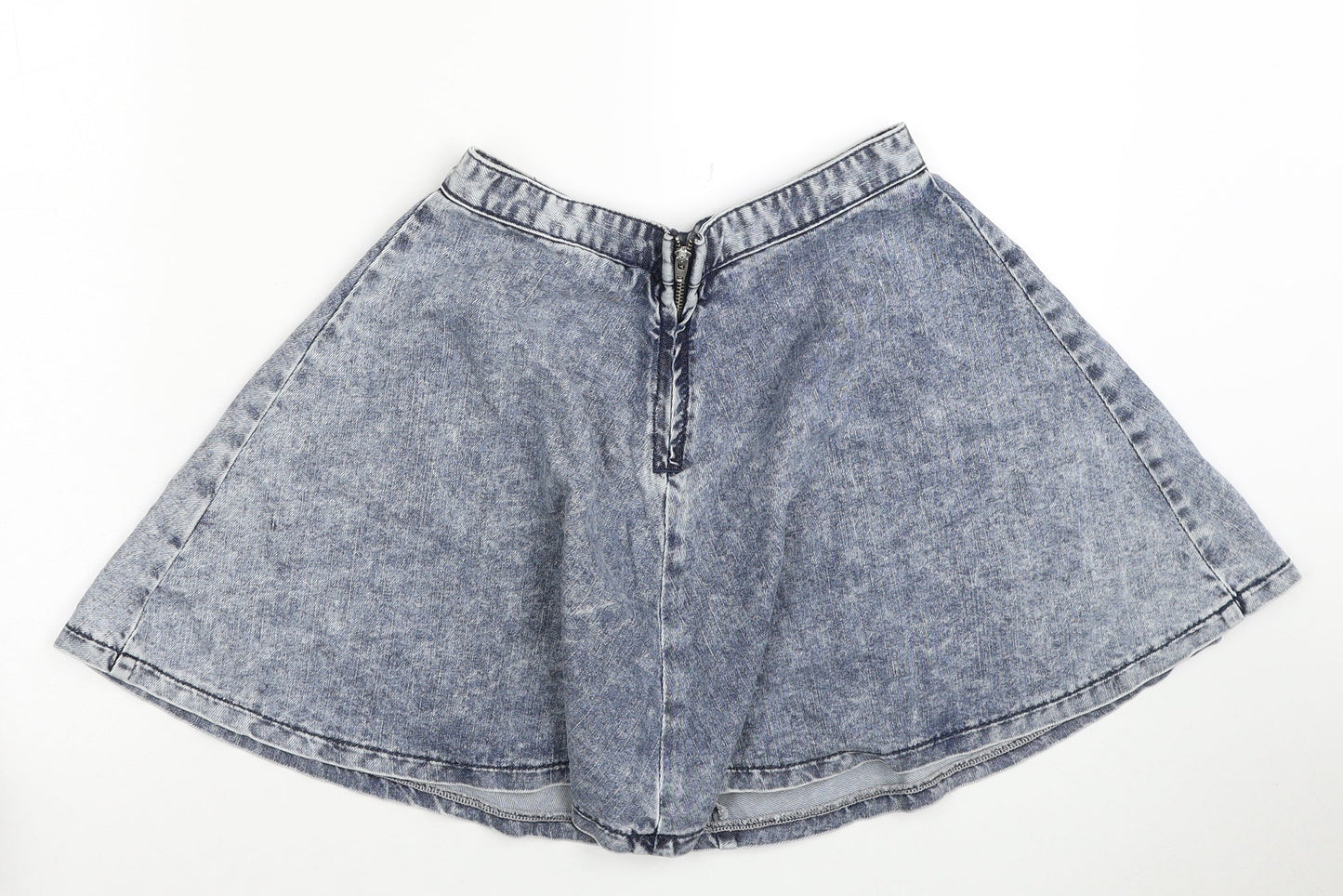 Womens UK Size 8 Topshop Mini Denim Skirt