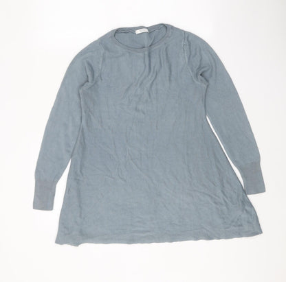 Womens UK Size 8 Marks and Spencer Blue Pullover Jumper