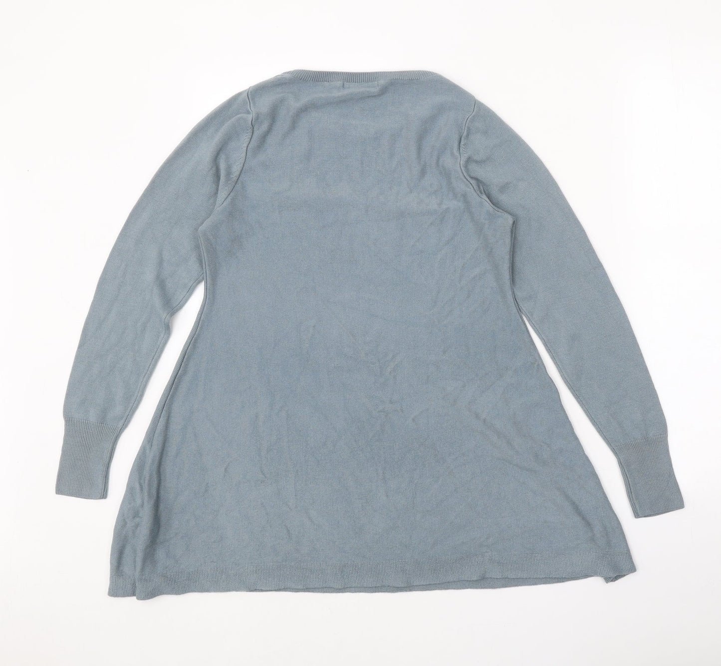 Womens UK Size 8 Marks and Spencer Blue Pullover Jumper