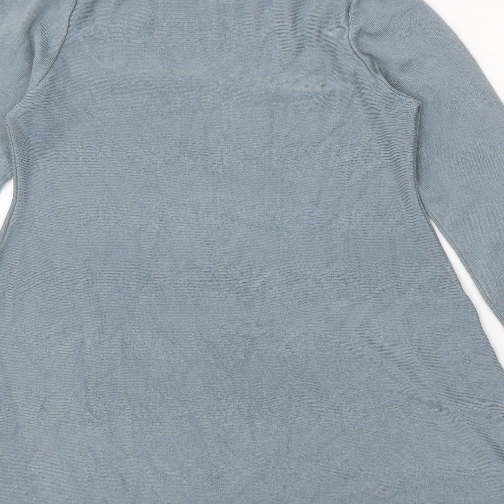Womens UK Size 8 Marks and Spencer Blue Pullover Jumper