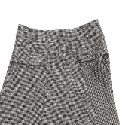 NEXT Womens Grey Polyester Swing Skirt Size 8 Zip