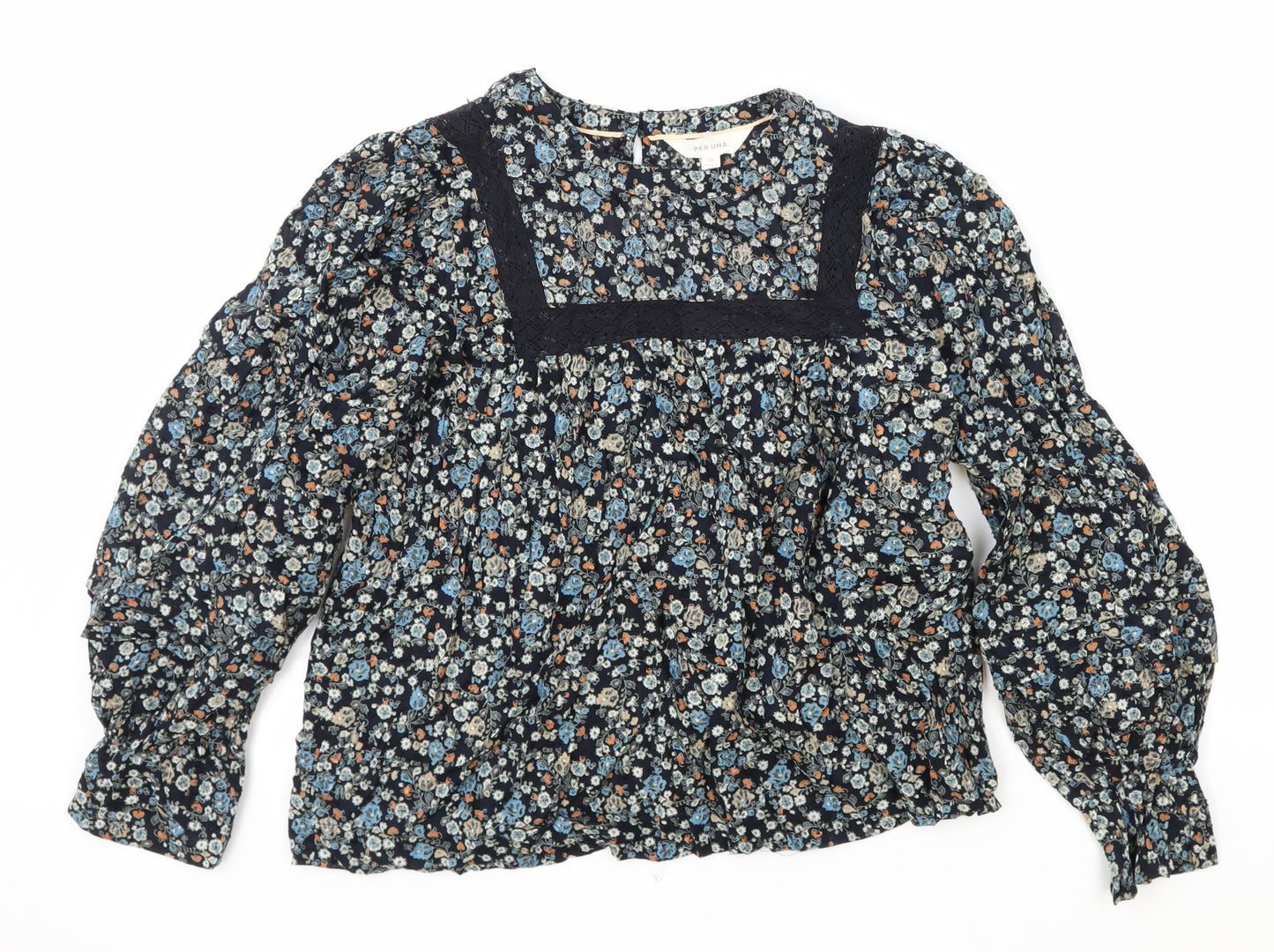 Womens UK Size 10 Per Una Black Basic Blouse