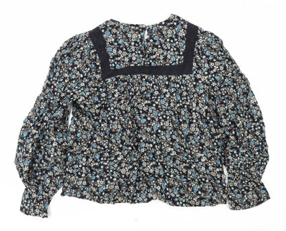 Womens UK Size 10 Per Una Black Basic Blouse