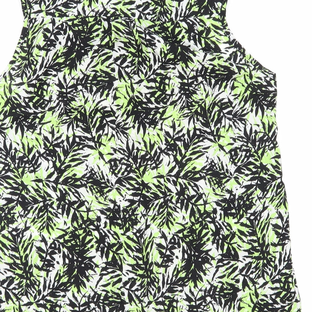 Womens UK Size 10 Dorothy Perkins Green Basic Blouse