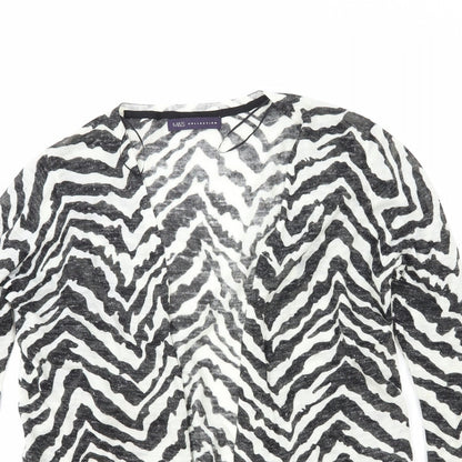 Womens UK Size 14 Marks and Spencer White Cardigan Jumper
