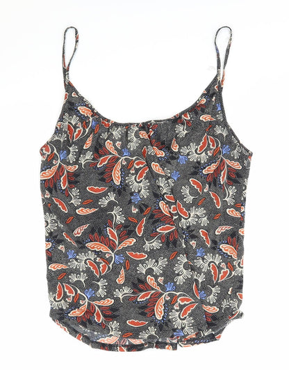 Womens UK Size M H&M Black Basic Tank
