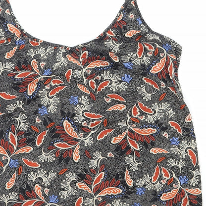 Womens UK Size M H&M Black Basic Tank