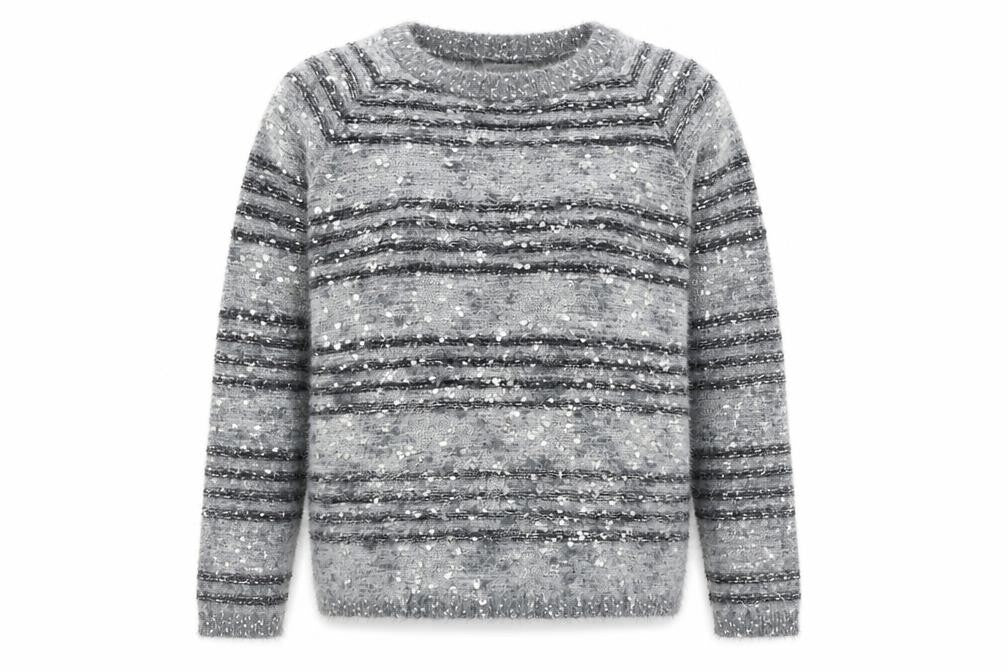 Womens UK Size XL Alexara Grey Pullover Jumper
