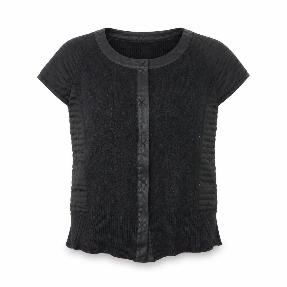 Womens UK Size 14 Olsen Black Basic Blouse