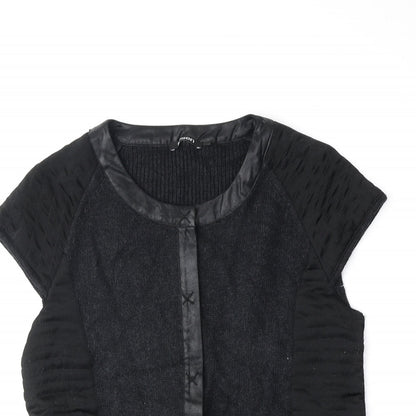Womens UK Size 14 Olsen Black Basic Blouse