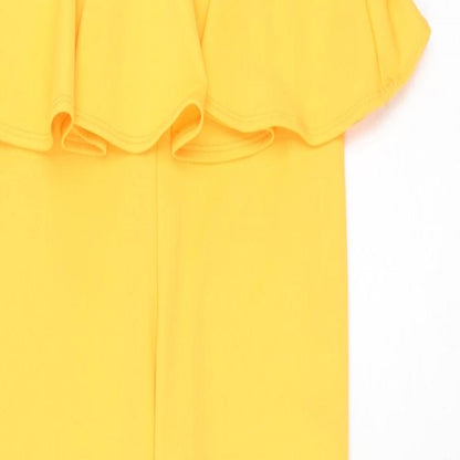 Missguided Womens Orange Polyamide Playsuit One-Piece Size 10 Pullover