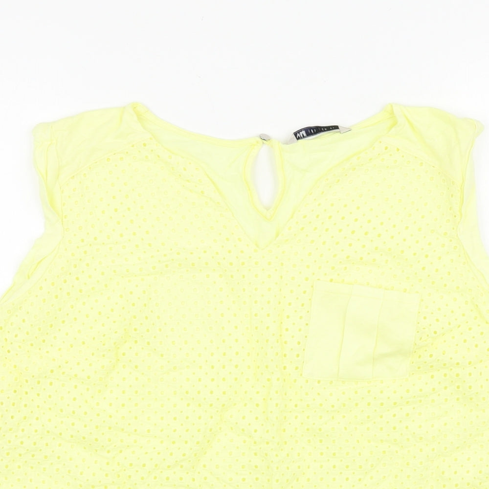 Womens UK Size 14 Marks and Spencer White Basic Blouse