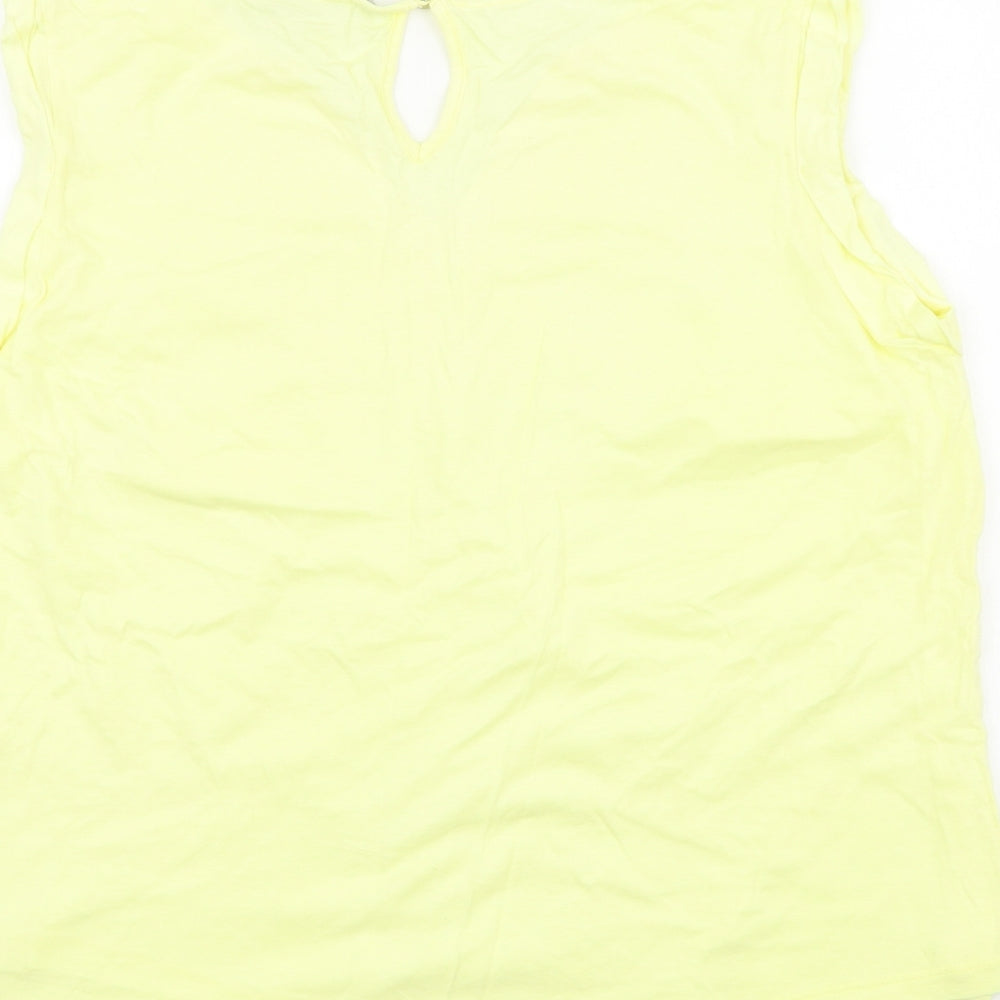 Womens UK Size 14 Marks and Spencer White Basic Blouse