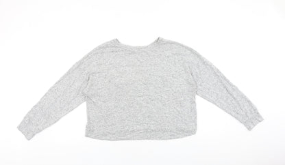 Stranger Things Womens Grey Round Neck Polyester Pullover Jumper Size L