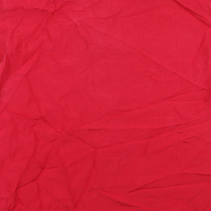 Womens UK Size 12 Dorothy Perkins Red Basic Button-Up