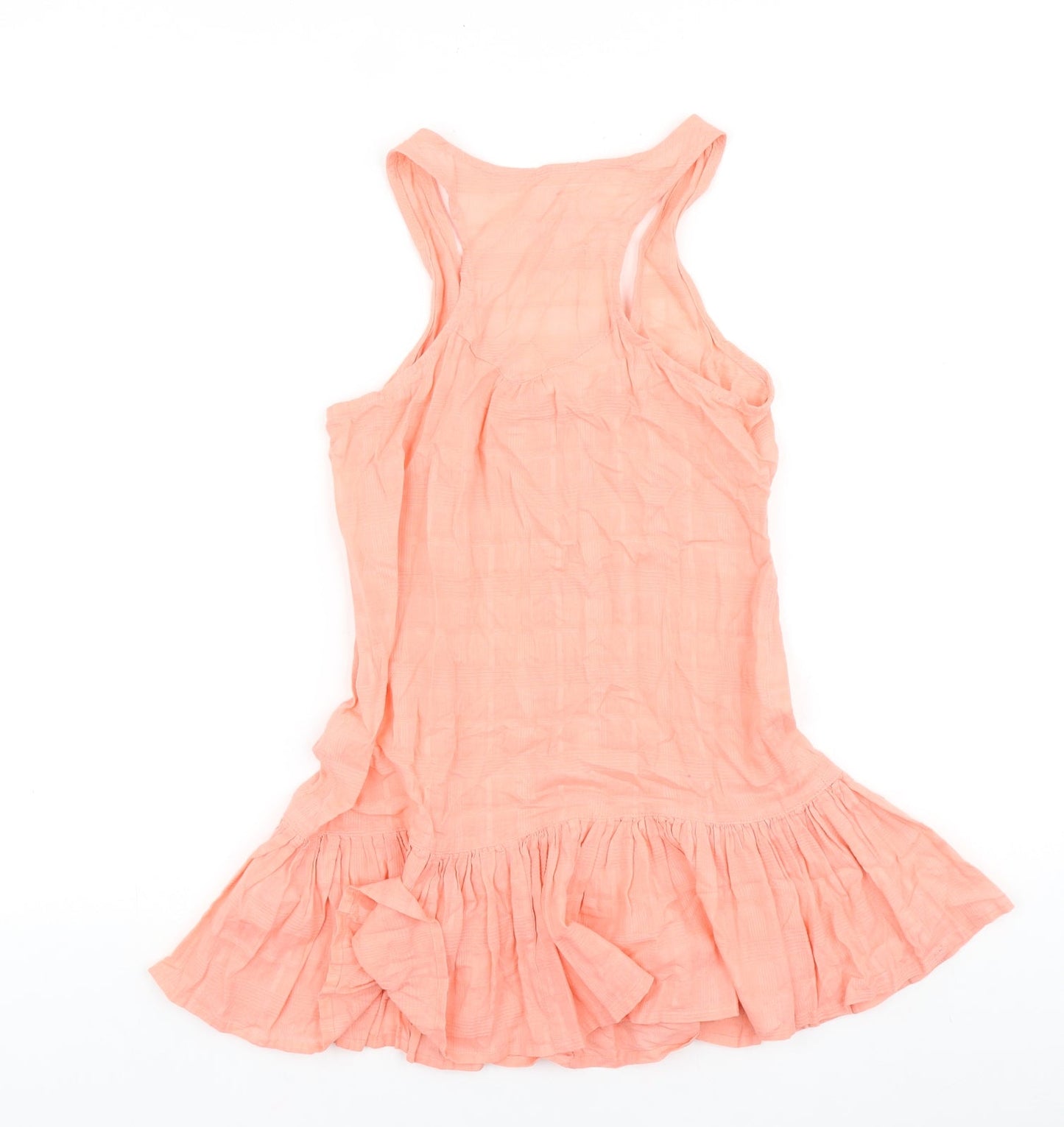 Womens UK Size 8 River Island Pink Basic Tank