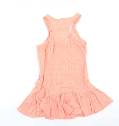 Womens UK Size 8 River Island Pink Basic Tank