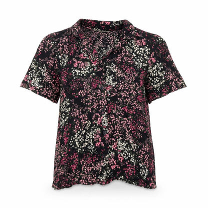 Womens UK Size 12 Bonmarché Black Basic Button-Up