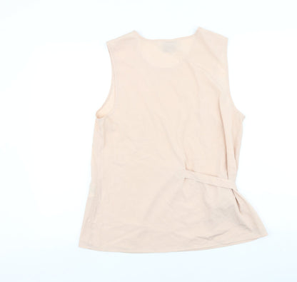 Womens UK Size L VERO MODA Pink Basic Tank