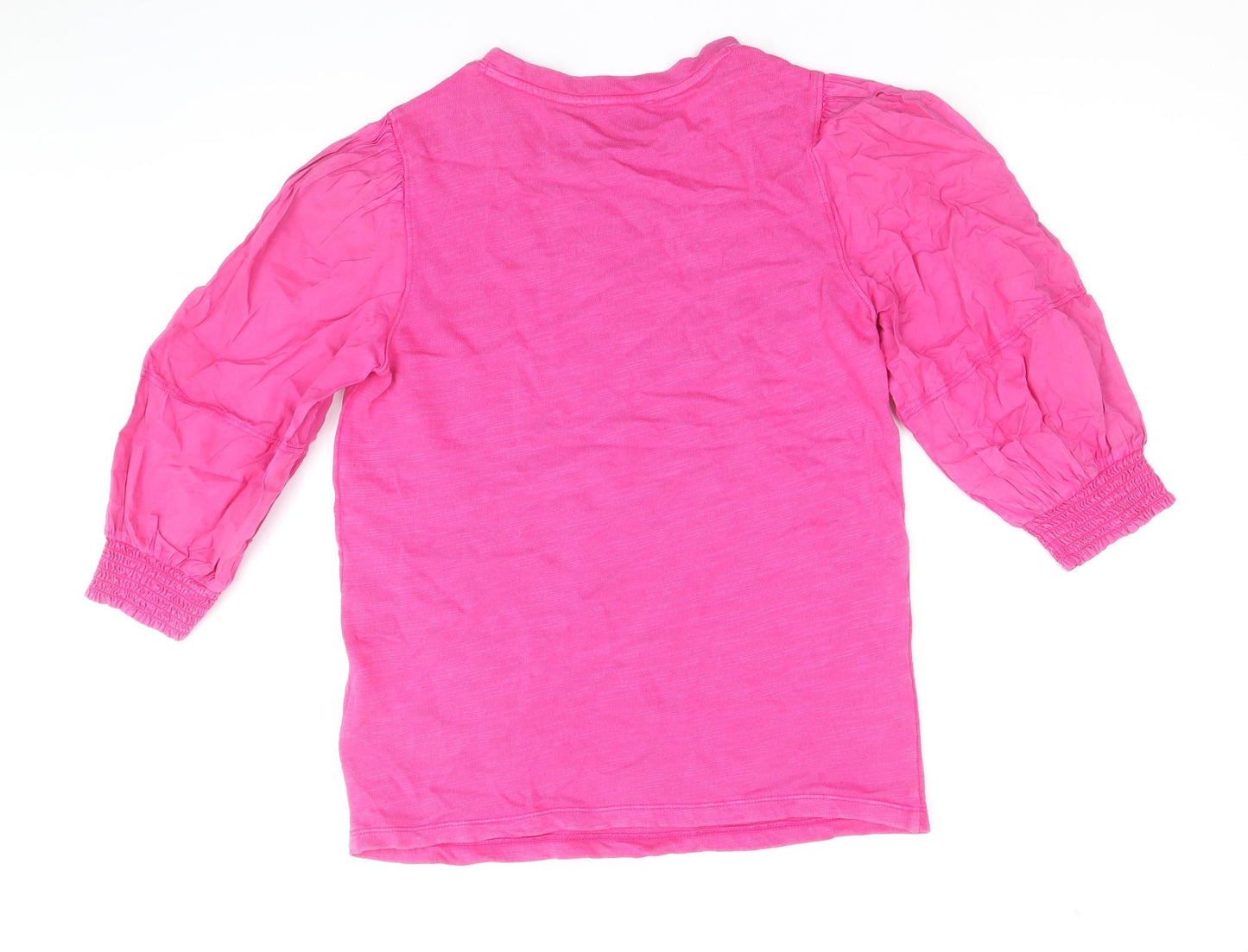 Womens UK Size 6 Marks and Spencer Pink Basic Blouse