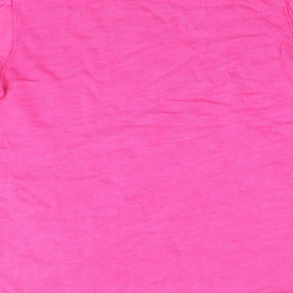 Womens UK Size 6 Marks and Spencer Pink Basic Blouse