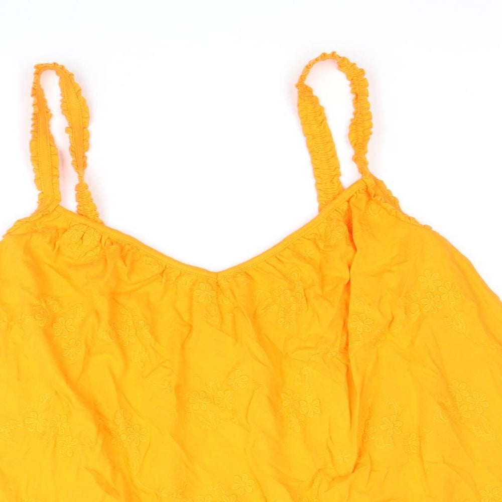 Womens UK Size 8 Per Una Orange Camisole Tank