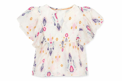 Womens UK Size 8 Per Una Multicoloured Basic Blouse