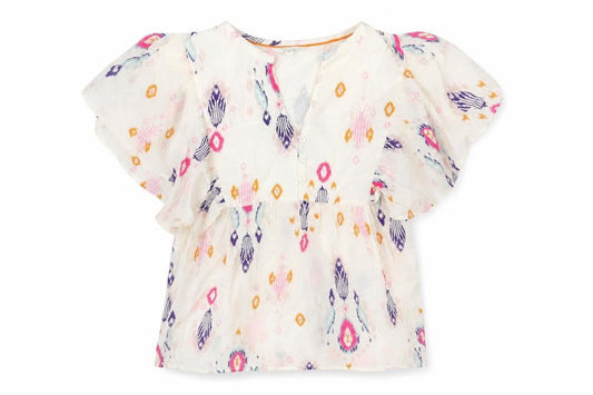Womens UK Size 8 Per Una Multicoloured Basic Blouse