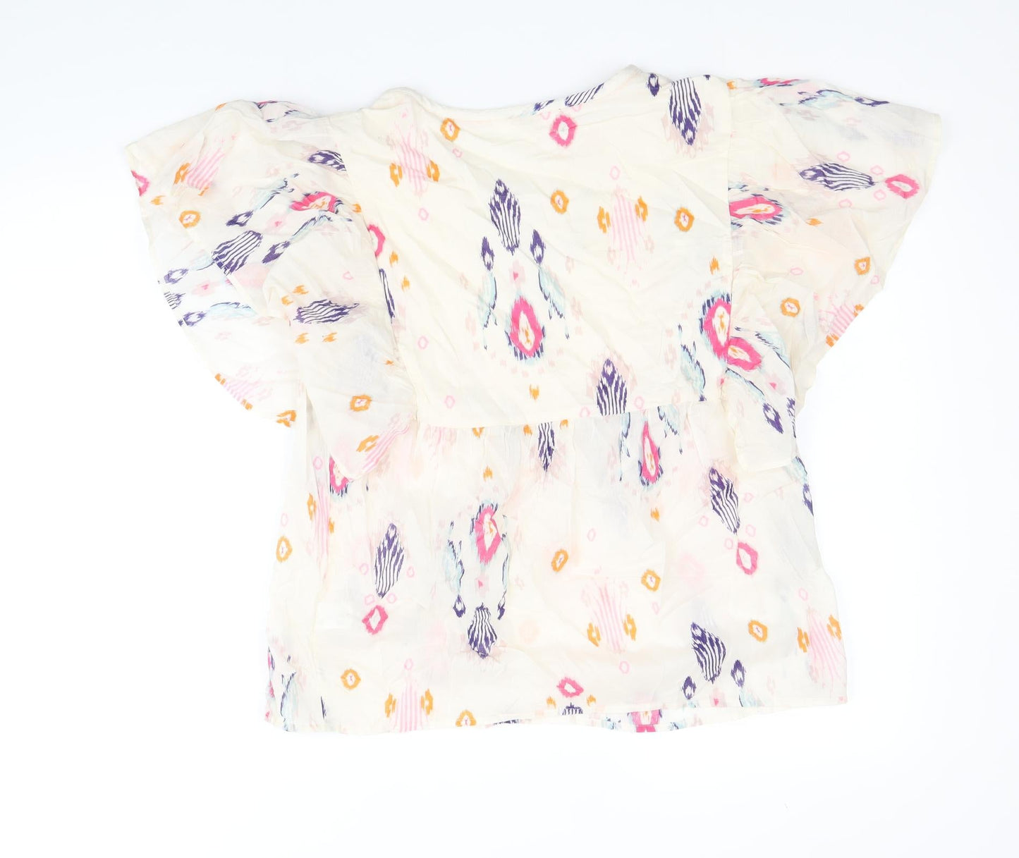 Womens UK Size 8 Per Una Multicoloured Basic Blouse