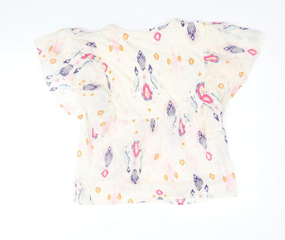Womens UK Size 8 Per Una Multicoloured Basic Blouse