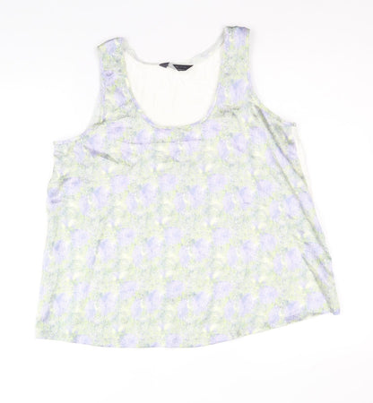 Womens UK Size 10 Marks and Spencer Multicoloured Basic Tank