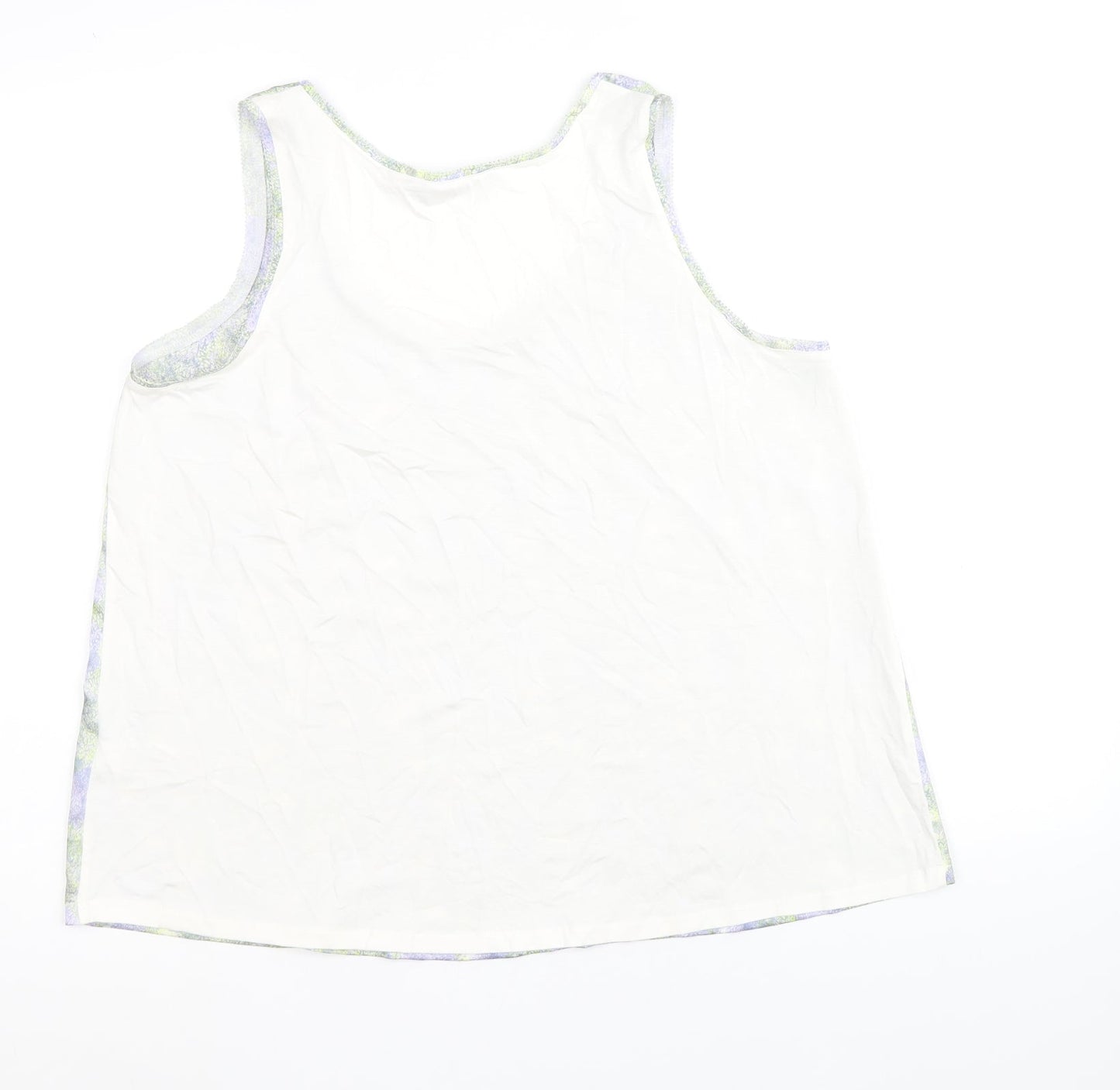 Womens UK Size 10 Marks and Spencer Multicoloured Basic Tank