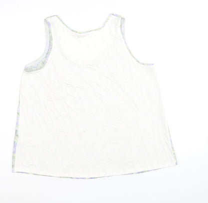 Womens UK Size 10 Marks and Spencer Multicoloured Basic Tank