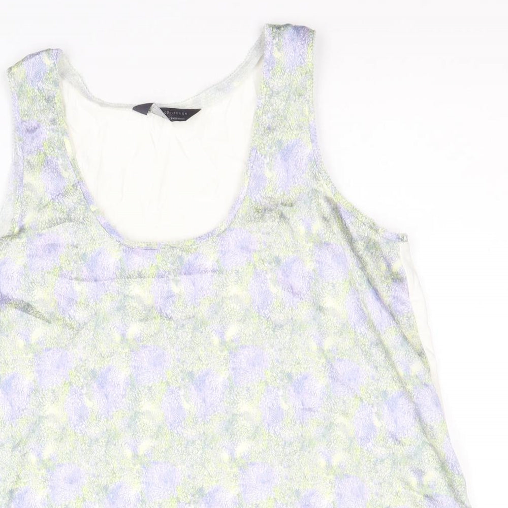 Womens UK Size 10 Marks and Spencer Multicoloured Basic Tank