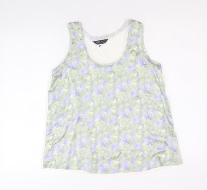 Womens UK Size 8 Marks and Spencer Multicoloured Basic Tank