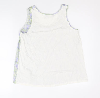 Womens UK Size 8 Marks and Spencer Multicoloured Basic Tank