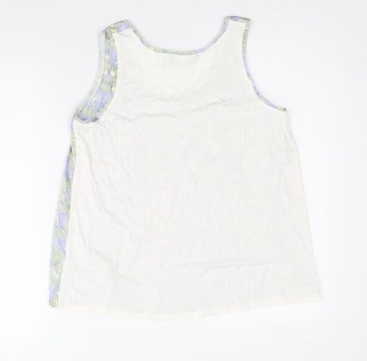 Womens UK Size 8 Marks and Spencer Multicoloured Basic Tank