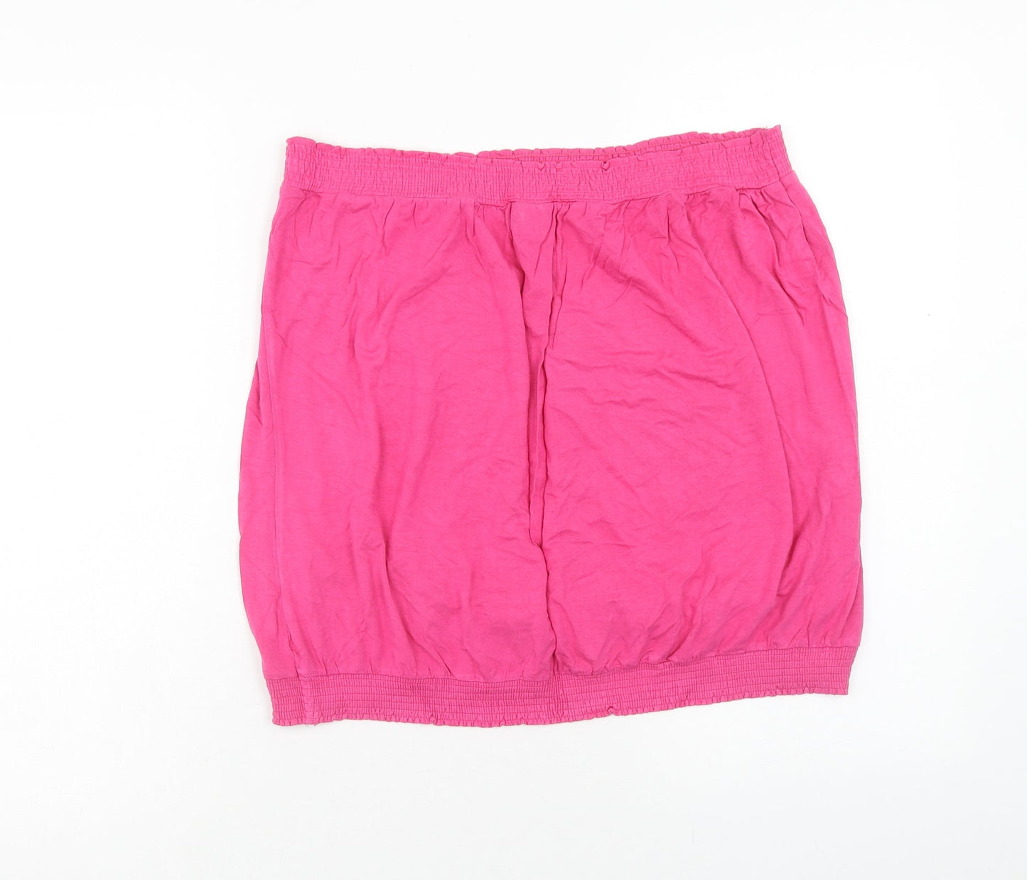 B. You Womens Pink Polyester Basic T-Shirt Size 20 Off the Shoulder