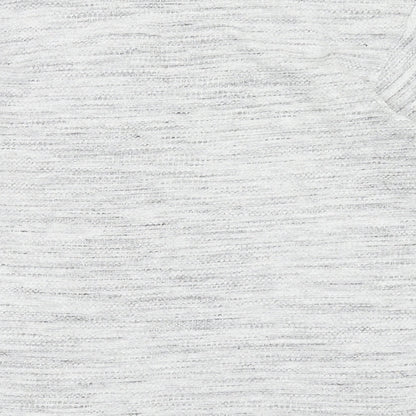 Matalan Boys Grey Cotton Basic T-Shirt Size 9 Years Round Neck Pullover