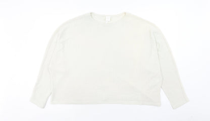 Womens UK Size L H&M Ivory Pullover Jumper