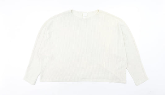 Womens UK Size L H&M Ivory Pullover Jumper