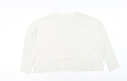 Womens UK Size L H&M Ivory Pullover Jumper