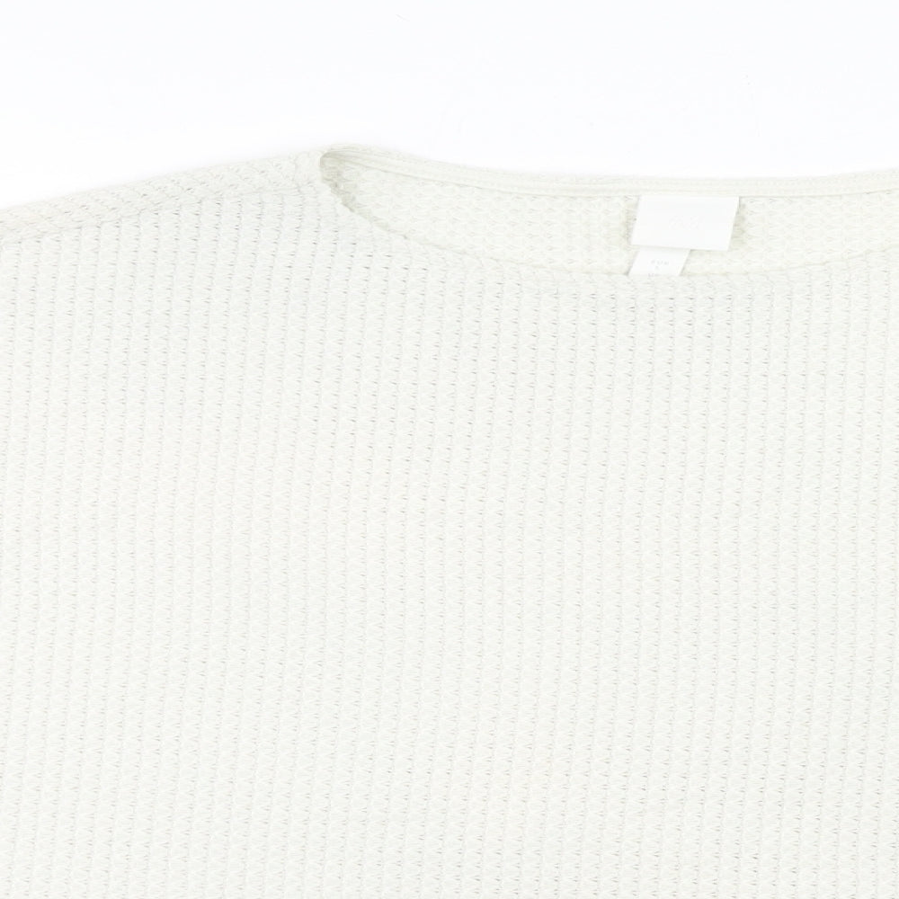 Womens UK Size L H&M Ivory Pullover Jumper
