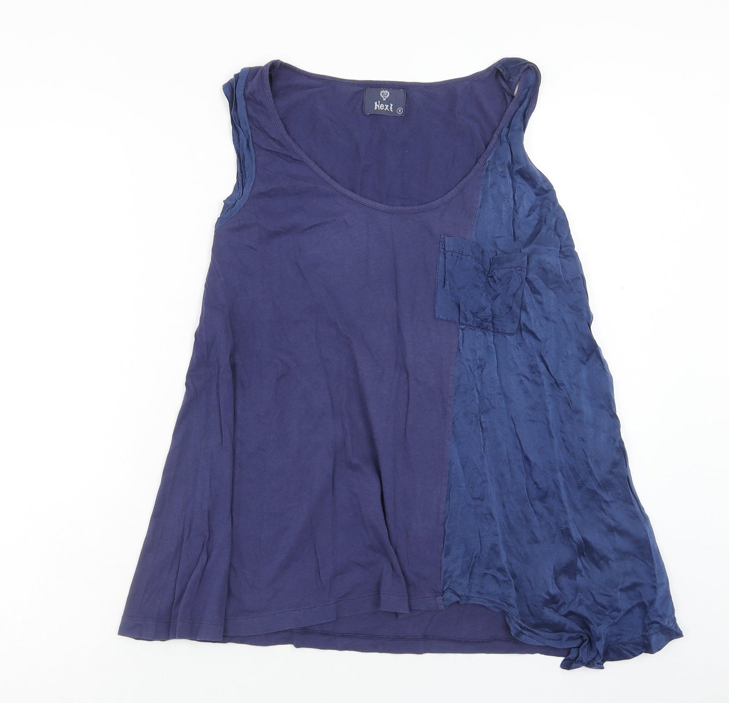 Womens UK Size 8 NEXT Blue Basic Tank
