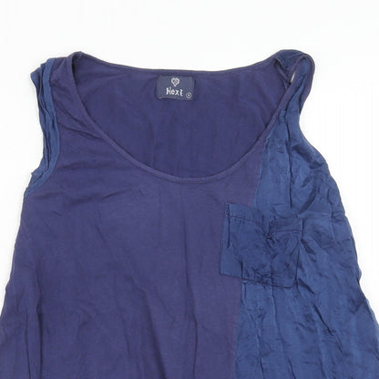 Womens UK Size 8 NEXT Blue Basic Tank