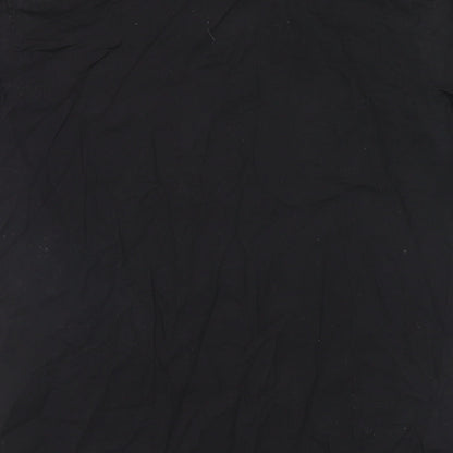 Taylor & Wright Mens Black Cotton Button-Up Size 16.5 Collared Button