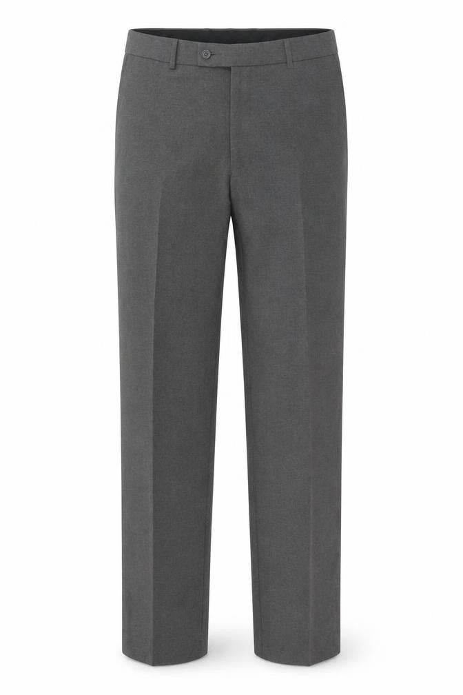 Mens UK Size 34 in Debenhams Regular Fit Dress Pants Grey Trousers