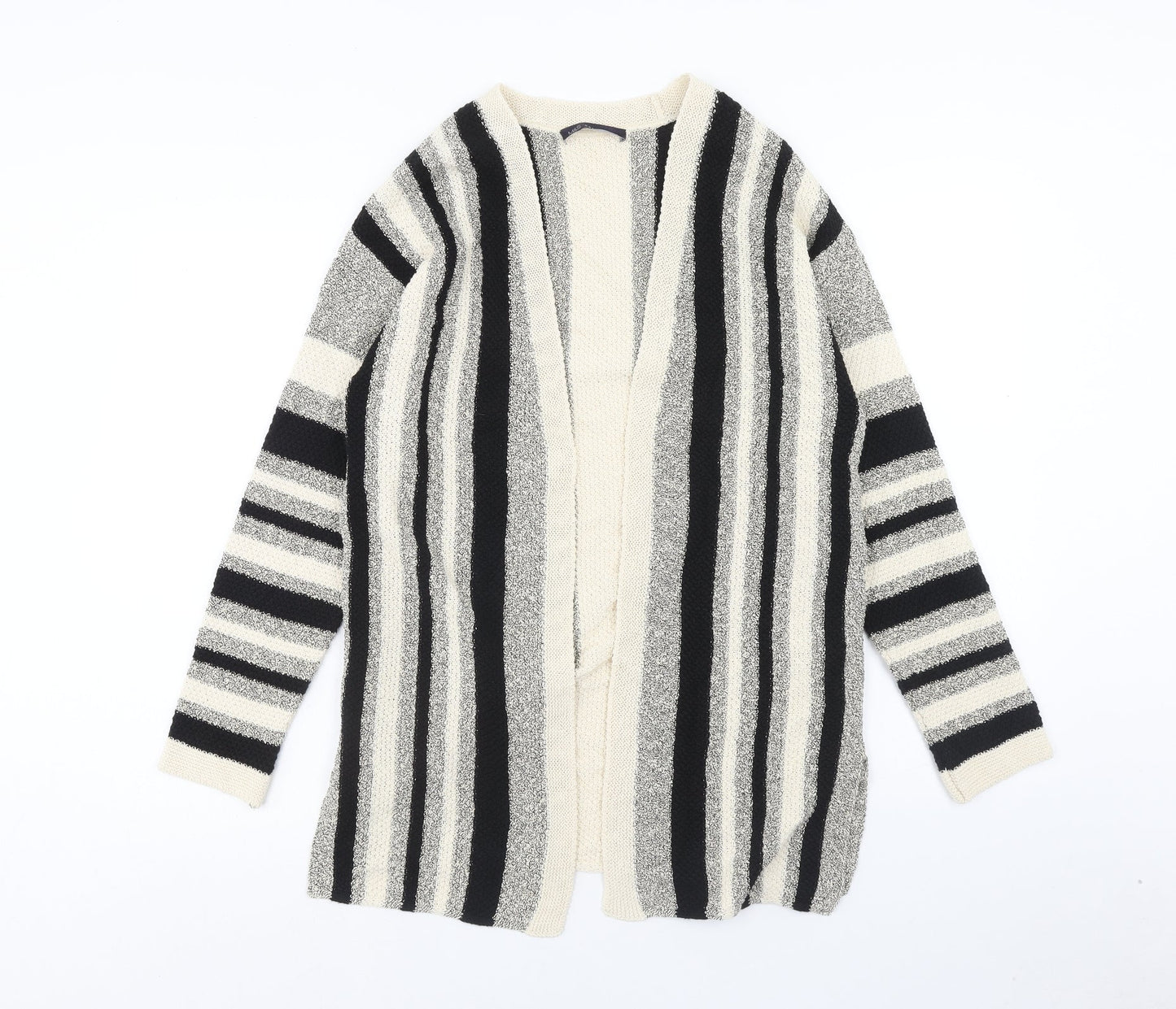 Womens UK Size S Marks and Spencer Beige Cardigan Jumper